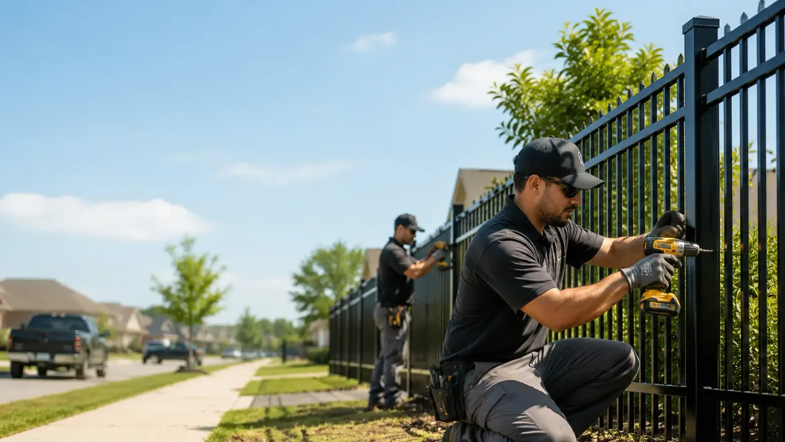 Metal Fence Installation in Arlington, IN